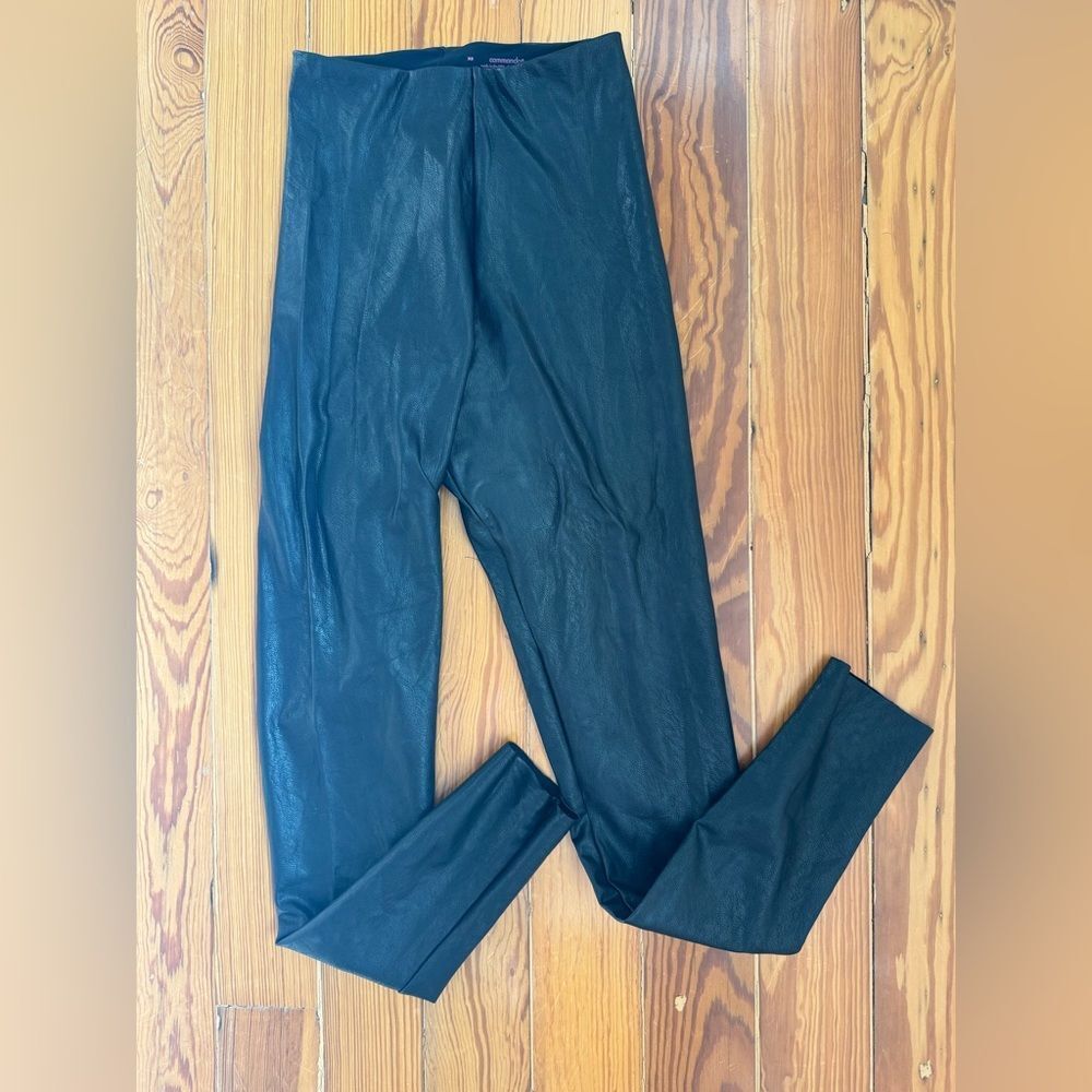 Commando Black Faux Leather Leggings